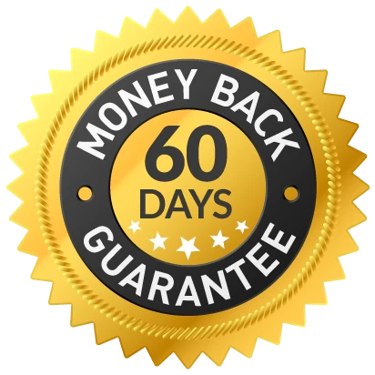 60-Day 100% Money Back Guarantee